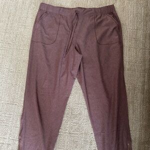 Albion fit heathered maroon jet-setter.